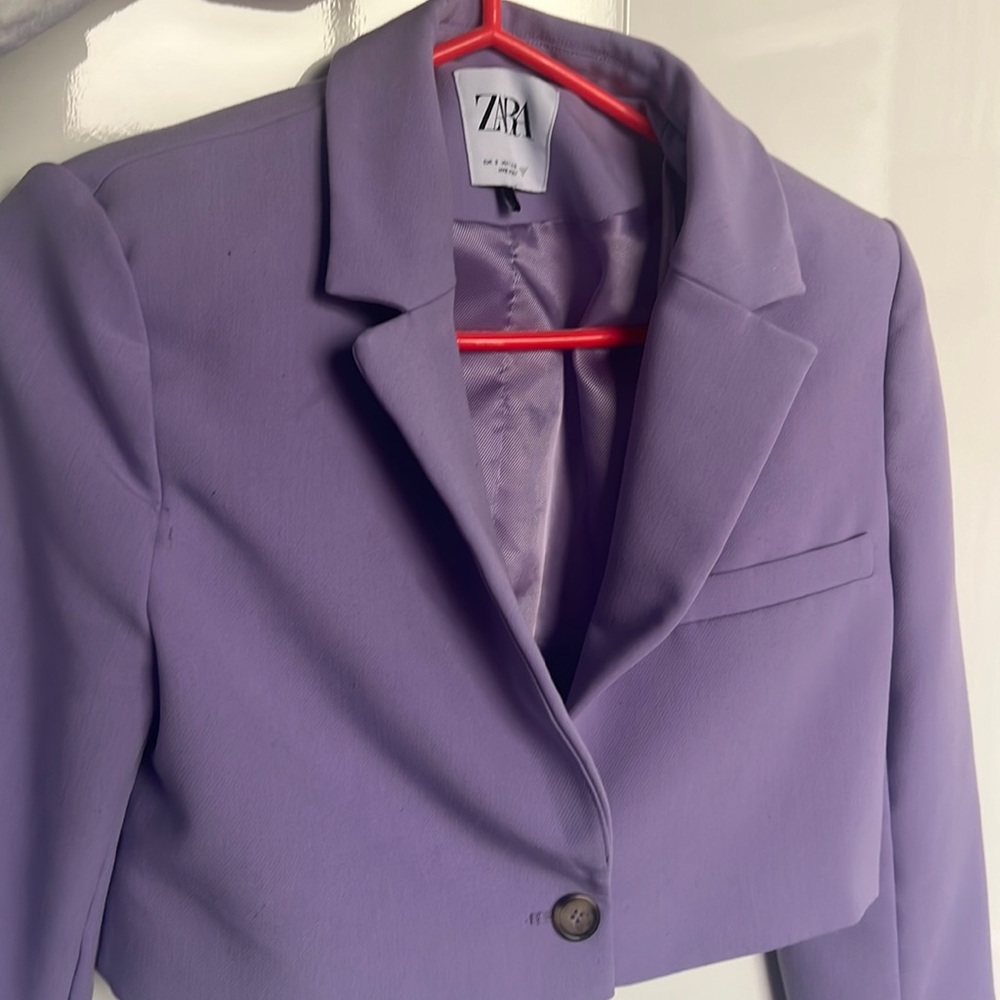Zara cropped blazer